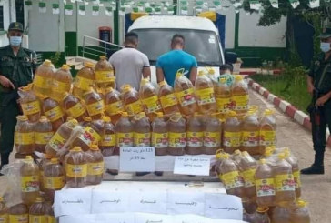 الدرك الجزائري يحبط محاولة تهريب كميات من الزيت إلى تونس