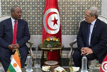 تعزيز التعاون بين تونس والنيجر في لقاء الجرندي بنظيره النيجري