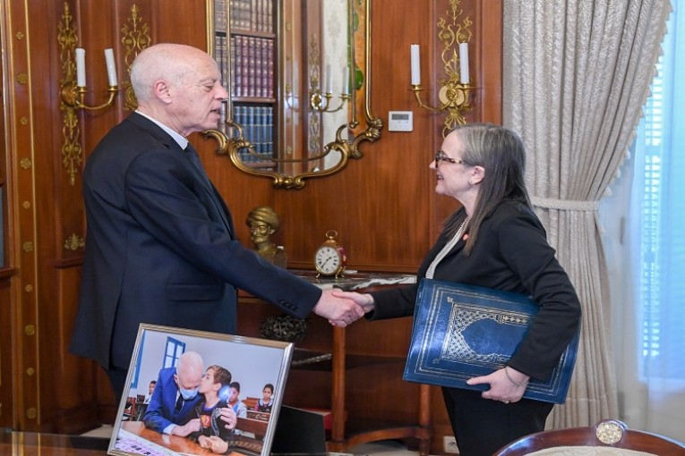 العمل الحكومي ومؤتمر تيكاد أبرز محاور لقاء رئيس الدولة برئيسة الحكومة