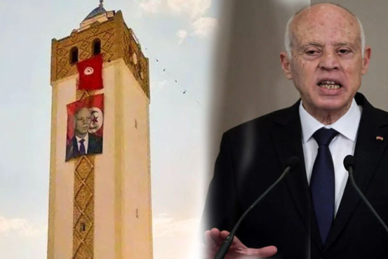 سيدي بوزيد: رئيس الجمهورية يأذن بإزالة صورته من صومعة مســجد