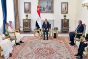 الرئيس المصري يستقبل وزير الخارجية السعودي