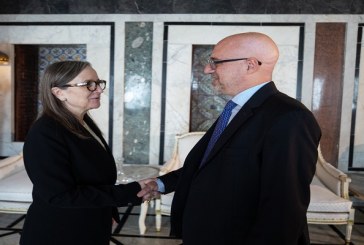 بودن تلتقي السفير الإيطالي بمناسبة انتهاء مهامه مثمنة مجهودات بلاده في مساندة تونس لمجابهة جائحة كورونا