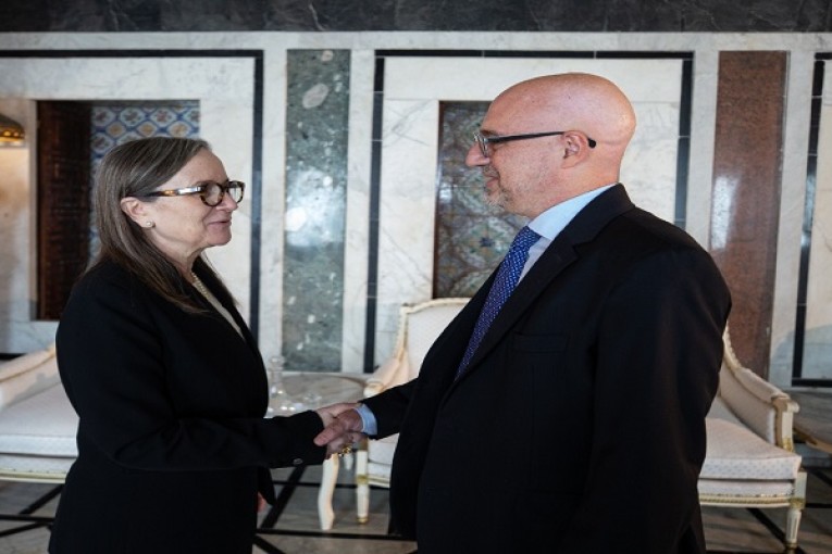 بودن تلتقي السفير الإيطالي بمناسبة انتهاء مهامه مثمنة مجهودات بلاده في مساندة تونس لمجابهة جائحة كورونا