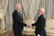 بمناسبة انتهاء مهامه: رئيس الجمهورية يستقبل السفير الايطالي