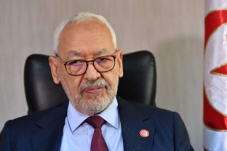 وصول راشد الغنوشي إلى مقر الوحدة الوطنية للبحث في جرائم الإرهاب