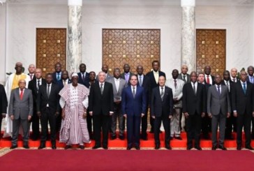 الرئيس المصري يستقبل رؤساء المحاكم الدستورية والعليا الأفارقة