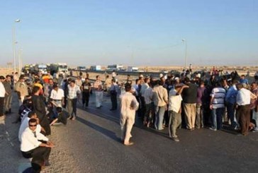 غلق الطريق بين طبربة وماطر احتجاجا على نقل تلاميذ من مدرسة إلى أخرى بسب عدم انتهاء الأشغال