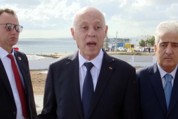 سعيّد من بنزرت: ‘نخوض اليوم معركة مع البحر.. والمُتابعة كانت يومية لاهالي جرجيس’