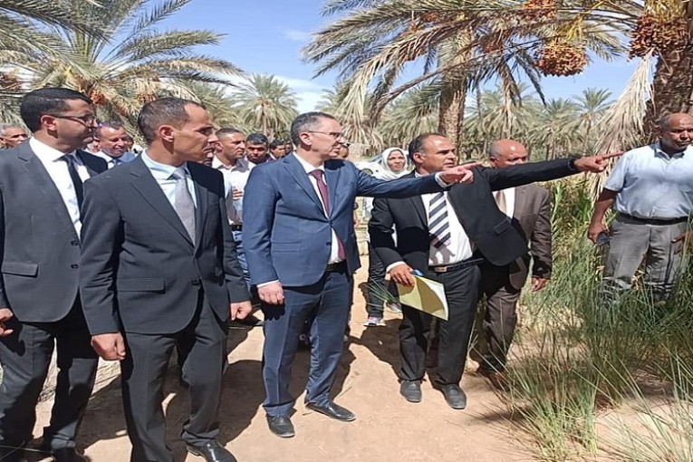 قبلي: وزير أملاك الدولة يعاين بعض المشاريع برجيم معتوق