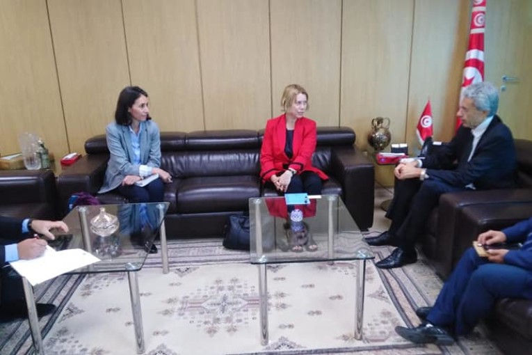 وزير الإقتصاد يلتقي مديرة مكتب شمال إفريقيا للجنة الإقتصادية لإفريقيا بالأمم المتحدة