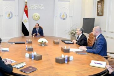 الرئيس المصري يبحث التعاون مع شركة سيمنز في مشروعات الطاقة الخضراء