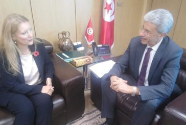 وزير الاقتصاد وسفيرة بريطانيا يتباحثان فرص تعزيز التعاون الثنائي