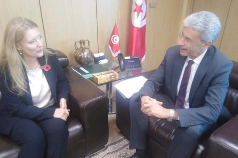 وزير الاقتصاد وسفيرة بريطانيا يتباحثان فرص تعزيز التعاون الثنائي