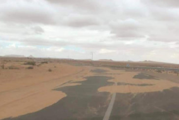 تطاوين: الحماية المدنية تحذر مستعملي طريق رمادة ذهيبة بسبب تكدس الرمال