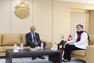 السفير الجزائري في ضيافة وزيرة العدل