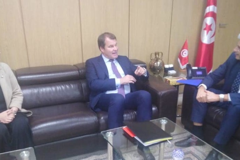 وزير الإقتصاد يلتقي بالنائب الأول لرئيس البنك الأوروبي لإعادة الإعمار والتنمية