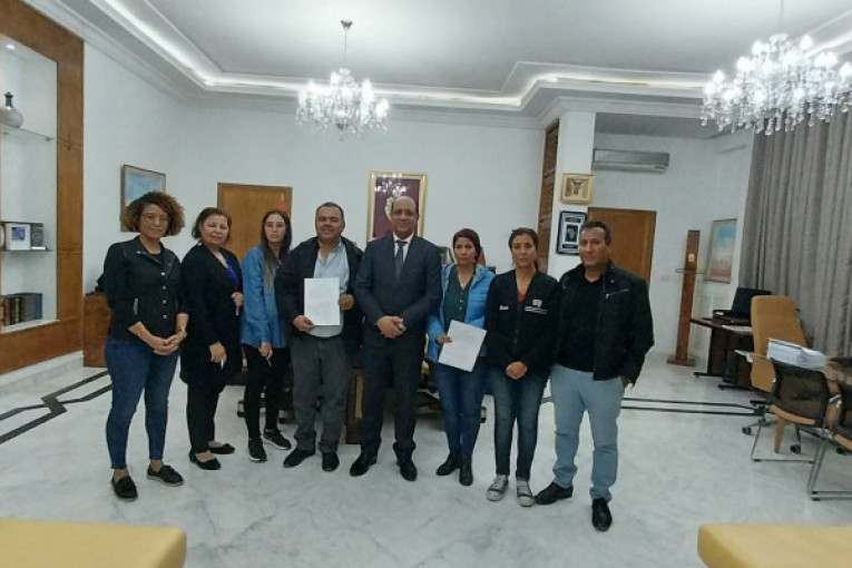 اتفاق بين نقابة الصحفيين وجامعة الإعلام مع وزير الشؤون الاجتماعية