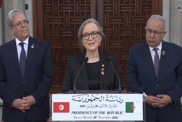 بودن من الجزائر: ‘الهدف من زيارتي متابعة المشاريع التي تم إرسائها في إطار اللجنة المشتركة الكبرى الجزائرية – التونسية’