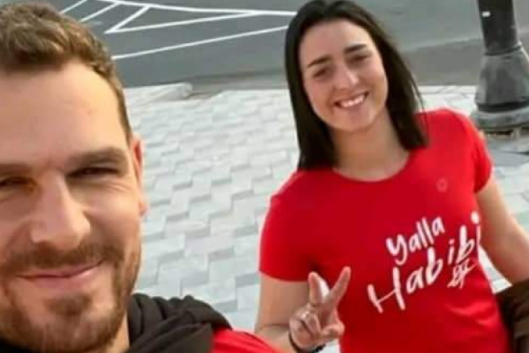 أنس جابر في الدوحة لتشجيع المنتخب الوطني