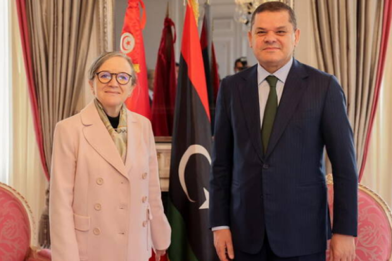 بودن تستقبل رئيس الوزراء الليبي عبد الحميد الدبيبة