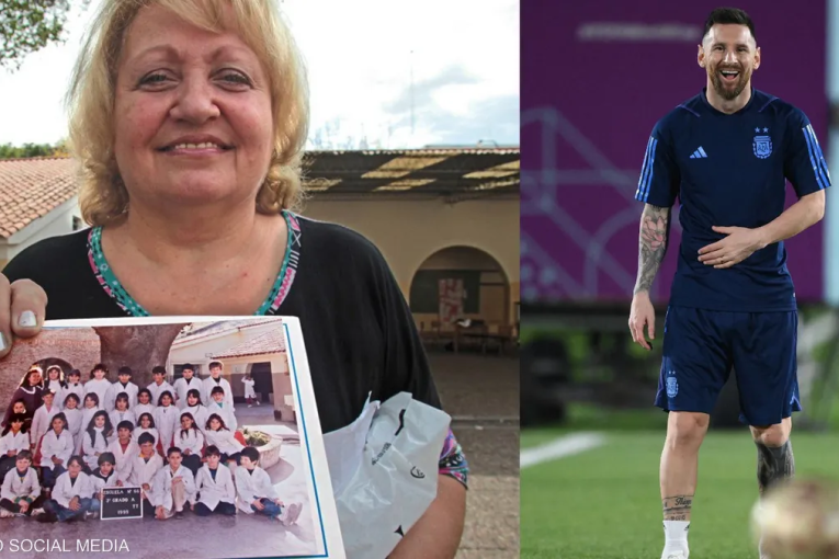 رسالة مؤثرة من معلمة ميسي لنجم الأرجنتين