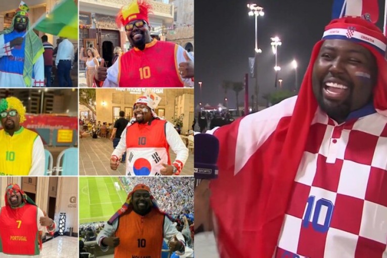 كلما شجع فريقاً خسر .. المشجع المنحوس يكشف موقفه من مباراة المغرب وفرنسا