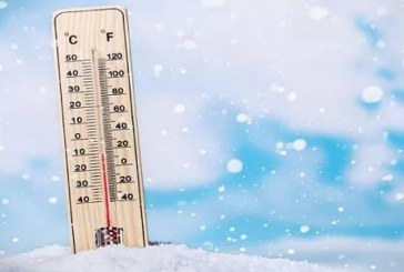 انخفاض في درجات الحرارة