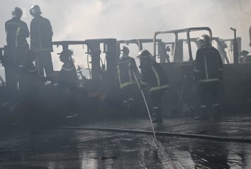 الطريق السيارة باجة: حريق في مصنع الجرارات وتعزيزات من 5 ولايات