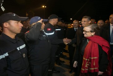 نجلاء بودن تتفقد الحماية المدنية وتتطلع على سير العمل الأمني بالطرقات