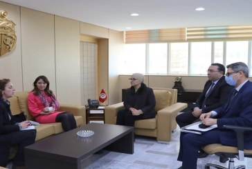 وزيرة العدل تستقبل رئيسة المكتب الإقليمي لمجلس أوروبا بتونس والأمينة العامة للجنة الأوروبية لفعالية العدالة