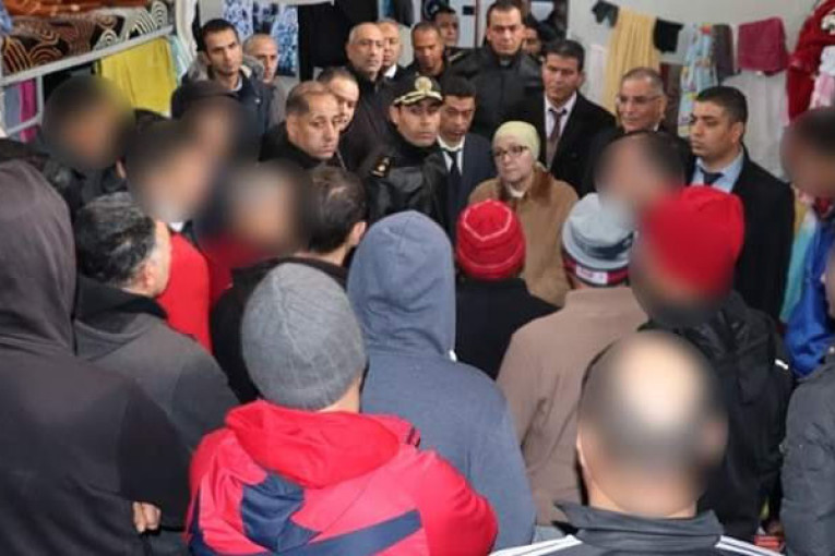 وزيرة العدل تزور سجن برج العامري في زيارة غير معلنة لتطلع على ظروف المساجين