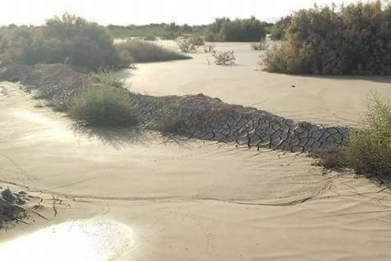 توزر: ترسبات وفواضل مغاسل شركة فسفاط قفصة بمدخل الولاية تهدد البيئة وصحة الحيوانات والانسان