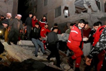 ارتفاع عدد ضحايا الزلزال في سوريا إلى 1970 قتيلا