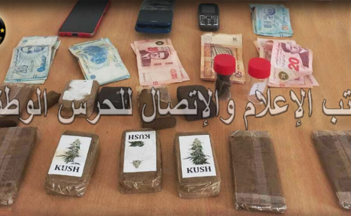 مدنين: حجز 12 صفيحة من مخدر ”الزطلة ”