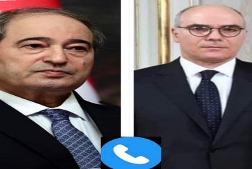 وزيرا خارجية تونس وسوريا يجددان الرغبة في عودة العلاقات الثنائية بين البلدين