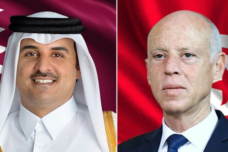 تعزيز التعاون الثنائي بين البلدين محور مكالمة هاتفية بين رئيس الجمهورية و أمير دولة قطر