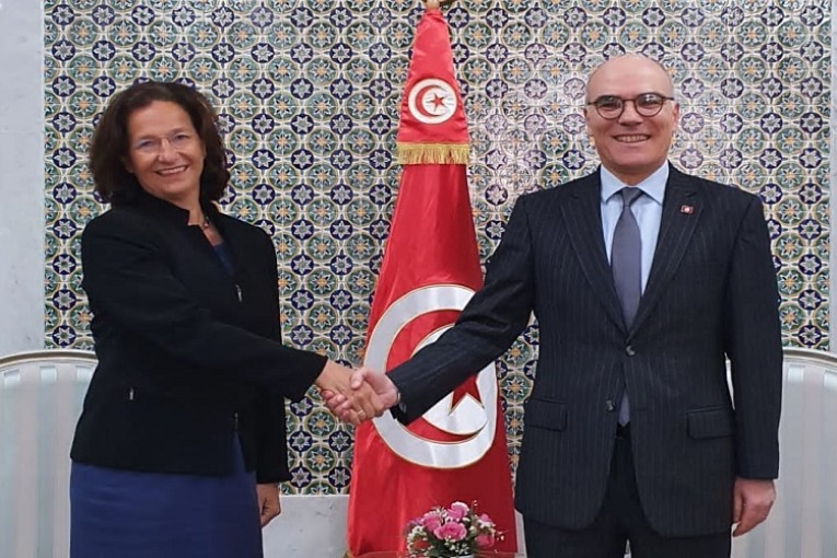 وزير الخارجية يستقبل سفيرة النّمسا