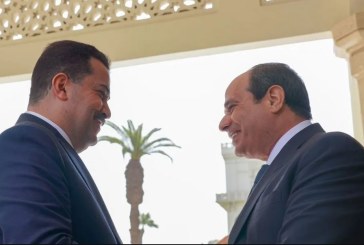 السيسي يستقبل رئيس وزراء العراق في القاهرة