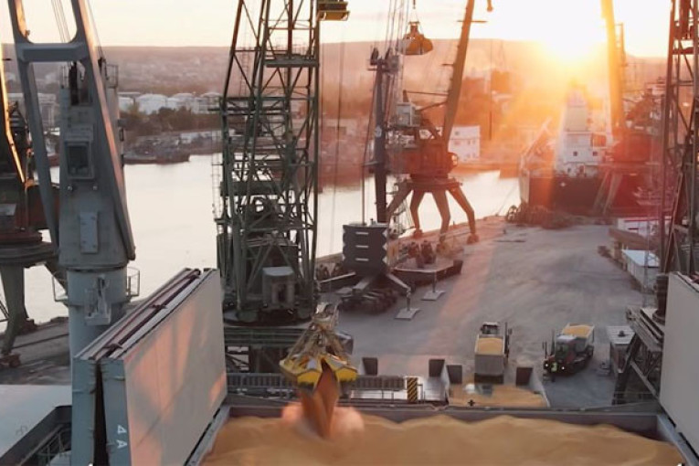 وصول باخرة محملة بأكثر من 25 ألف طن من القمح الأمريكي الصلب