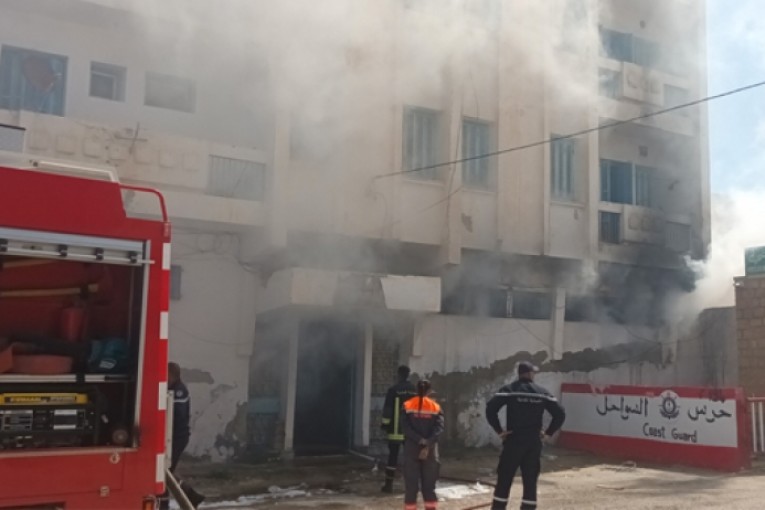 قابس: حريق في مستودع تابع للديوانة