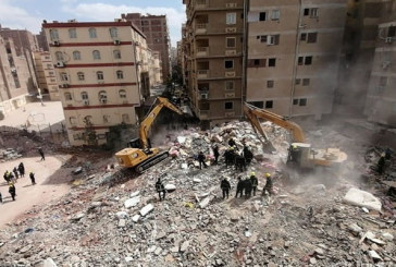 مصر: قتلى وجرحى جراء انهيار مبنى سكني