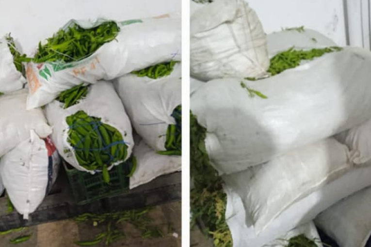 سيدي حسين: حجز 700 كلغ من الخضر بمخزن عشوائي