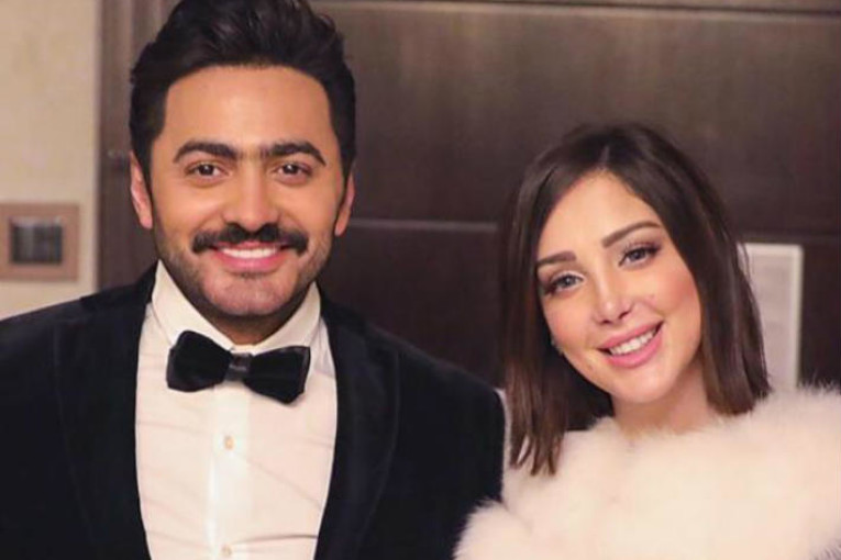 رسميا : طلاق تامر حسني وبسمة بوسيل