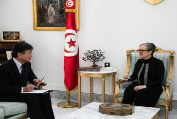 تبادل الأراء حول دعم تونس في مفاوضاتها مع صندوق النقد الدولي في لقاء بودن بالسفير الياباني
