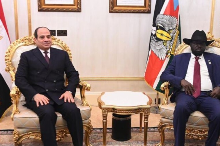 رئيسا مصر وجنوب السودان يعرضان الوساطة بين الأطراف السودانية لوقف إطلاق النار