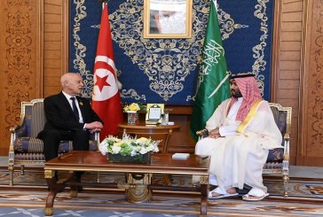 رئيس الجمهورية يُجري محادثة مع الأمير محمد بن سلمان