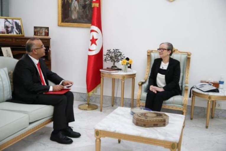تسلم تونس رئاسة رابطة وكالات الانباء المتوسطية محور لقاء رئيسة الحكومة بالرئيس المدير العام لوكالة تونس افريقيا للانباء