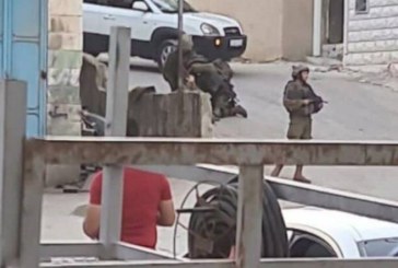 إصابة جندي إسرائيلي بعملية دهس فى نابلس