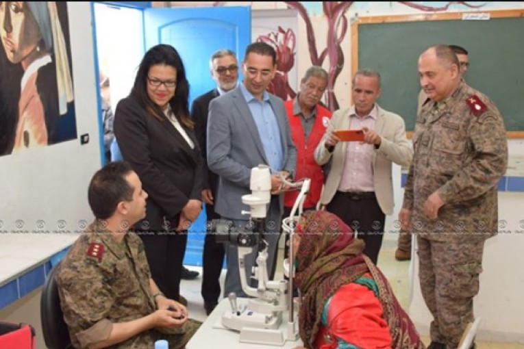 زغوان: انتفاع أكثر من 2000 مواطن بخدمات قافلة صحية عسكرية