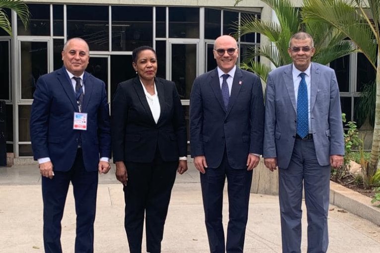 وزير الخارجية يجري في لوساكا مقابلة مع رئيسة البرلمان الزامبي